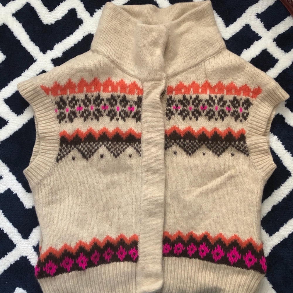 Free People Snap button sweater